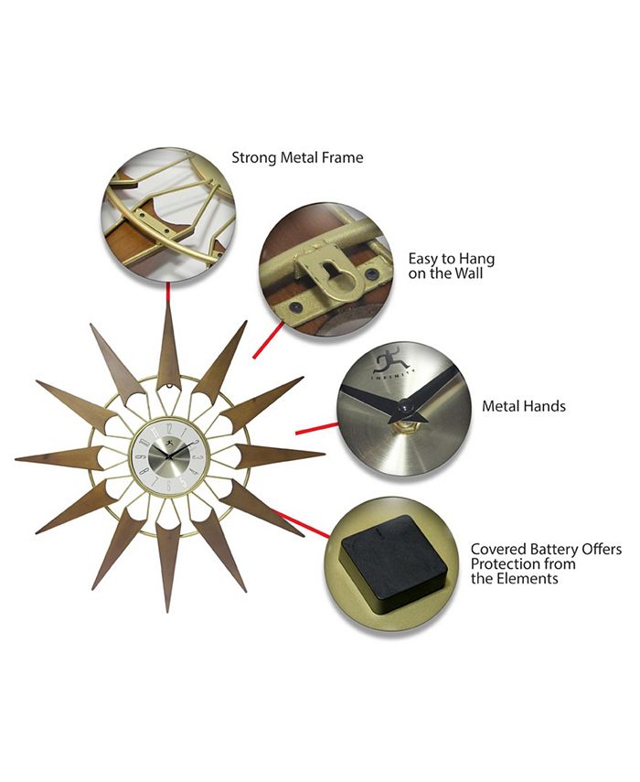 Infinity Instruments Starburst Wall Clock Macy's