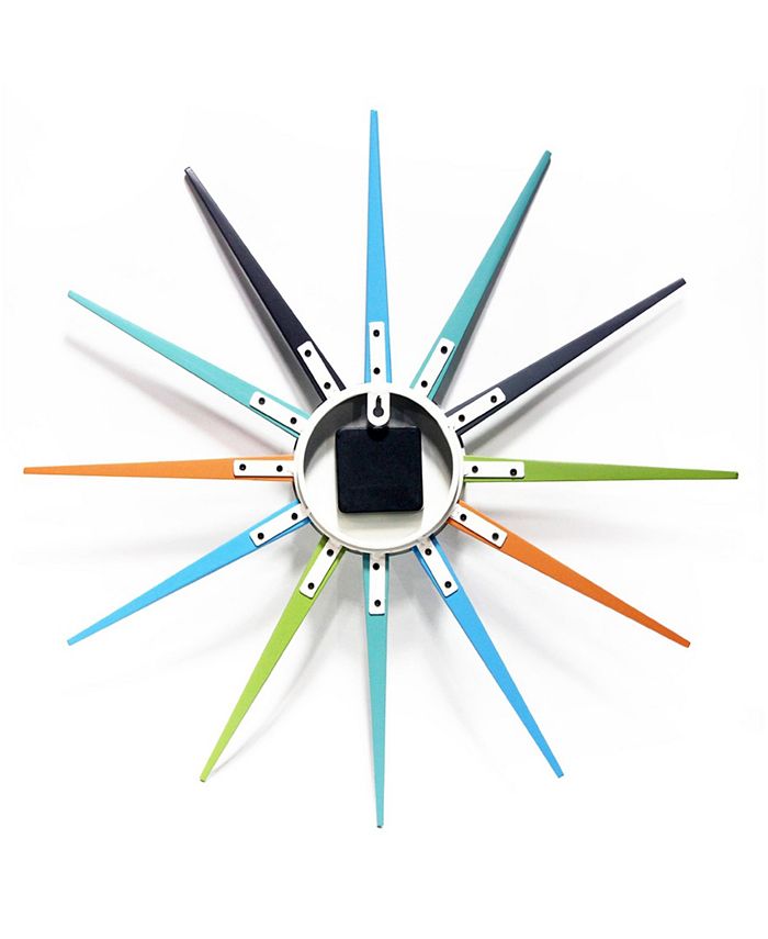 Infinity Instruments Starburst Wall Clock Macy's