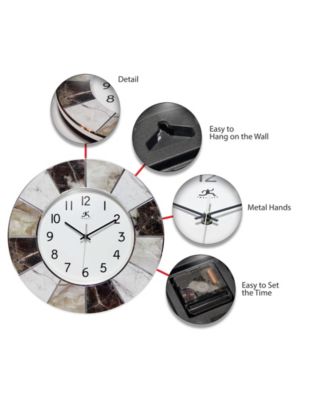 Modern Marble Wall Clock