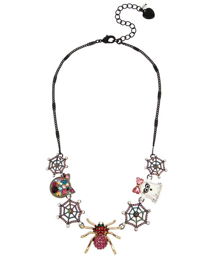 Betsey johnson 2025 spider necklace