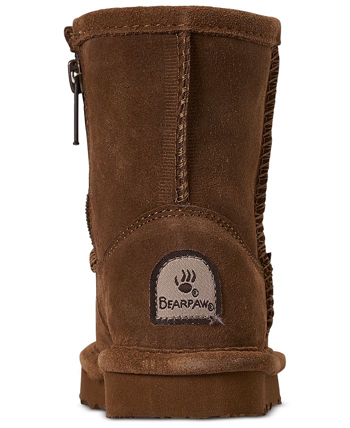 BEARPAW Toddler Girls Elle Zipper Casual Boots from Finish Line