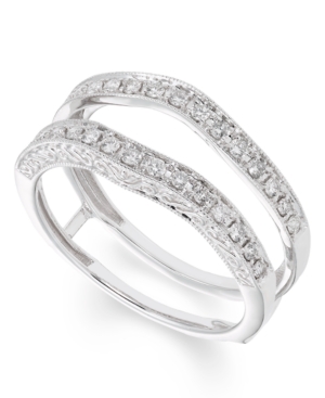 image of Certified Diamond (1/3 ct. t.w.) Ring insert in 14K White Gold