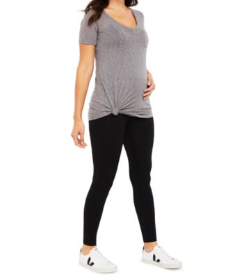 French Terry Maternity Leggings 