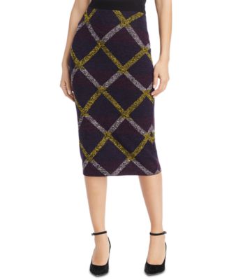 Escada - Escada Printed Knit Midi Skirt