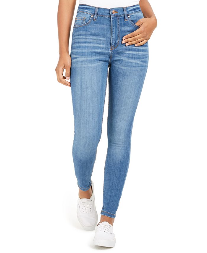 celebrity pink high rise ankle skinny