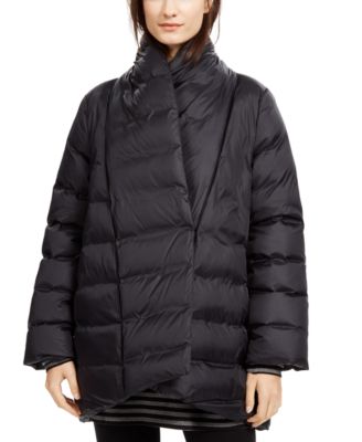 Eileen Fisher Shawl Collar Quilted Coat Macy s