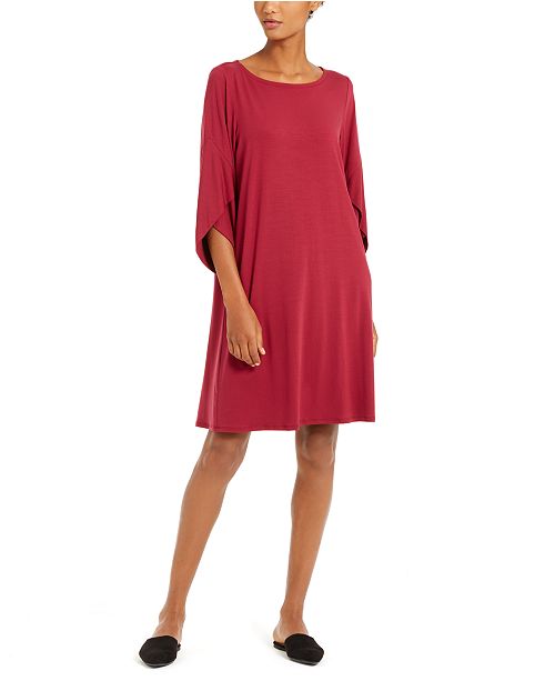 Eileen Fisher Tulip Sleeve Shift Dress Reviews Dresses