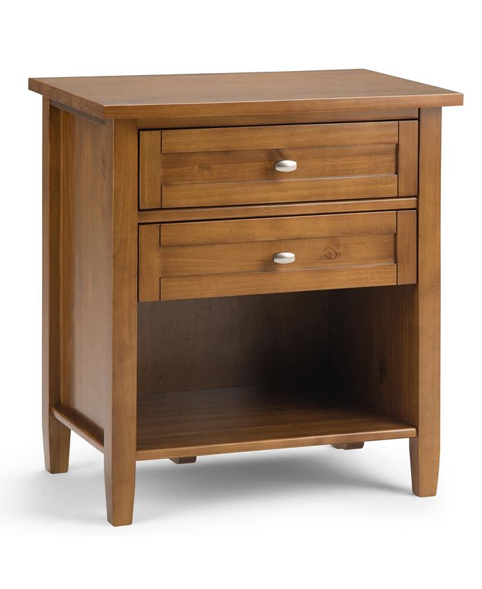 Simpli Home Warm Shaker Night Stand Macy's