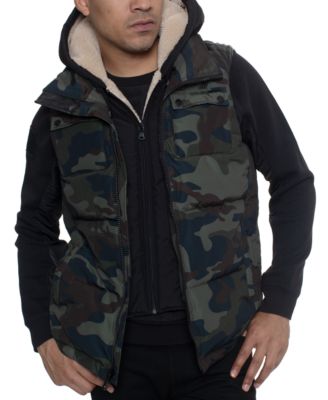 men's layered jacket with hood