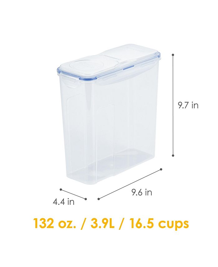 Lock n Lock Easy Essentials 16.5Cup Cereal Storage Container with Flip