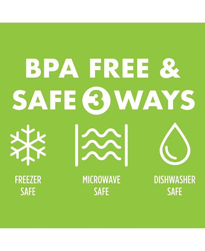 Lock n Lock Easy Essentials 29Oz. On the Go Divided Square Food