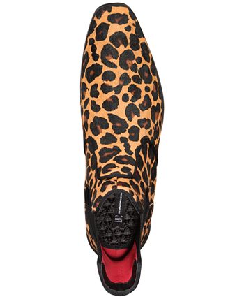 INC International Concepts INC Men s Thames Cheetah Chelsea Boots