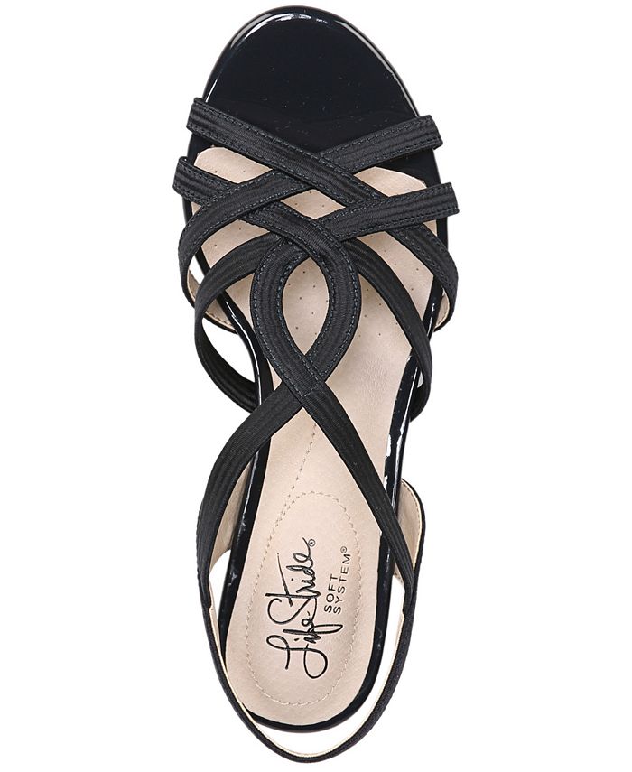 LifeStride Yaya Strappy Wedge Sandals - Macy's