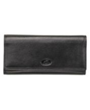 Macys leather wallet womens top