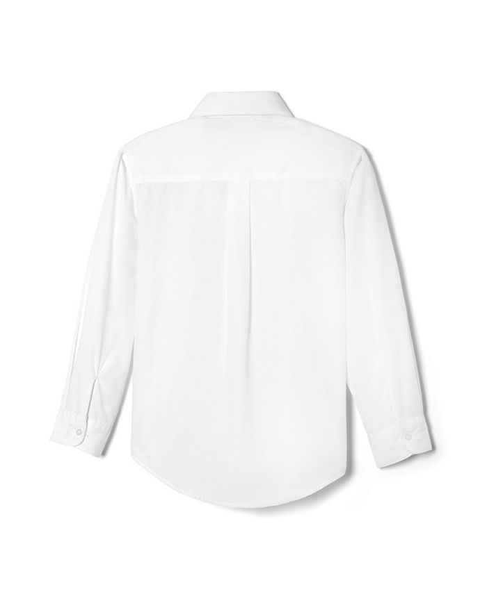 French Toast Big Boys Long Sleeve Dress Shirt with Expandable Collar