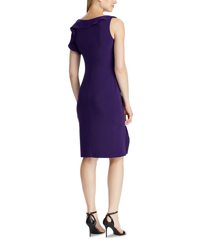 Lauren Ralph Lauren Sleeveless Satin Dress - Macy's