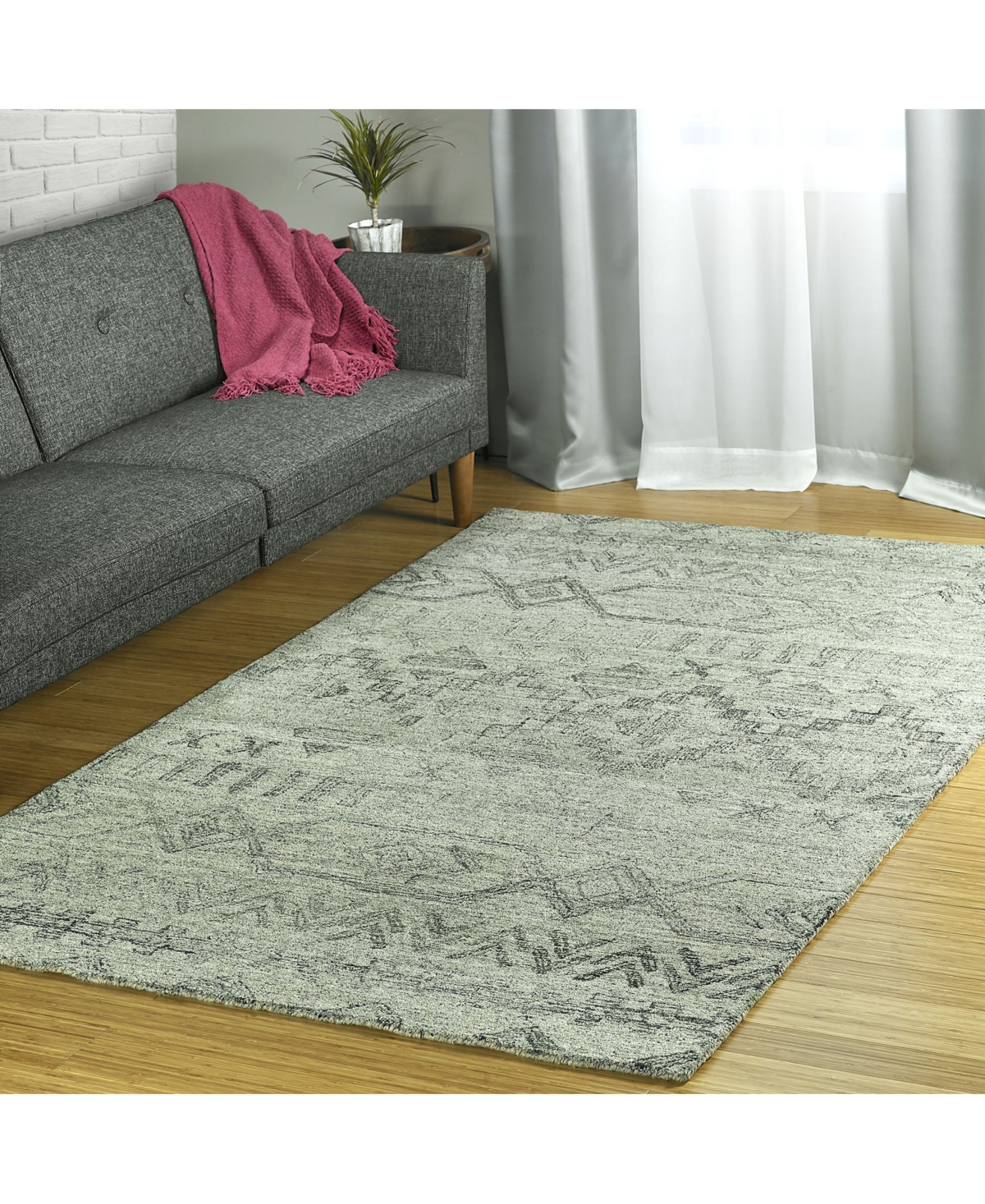 Kaleen Palladian PDN04-774 'x Area Rug - Silver