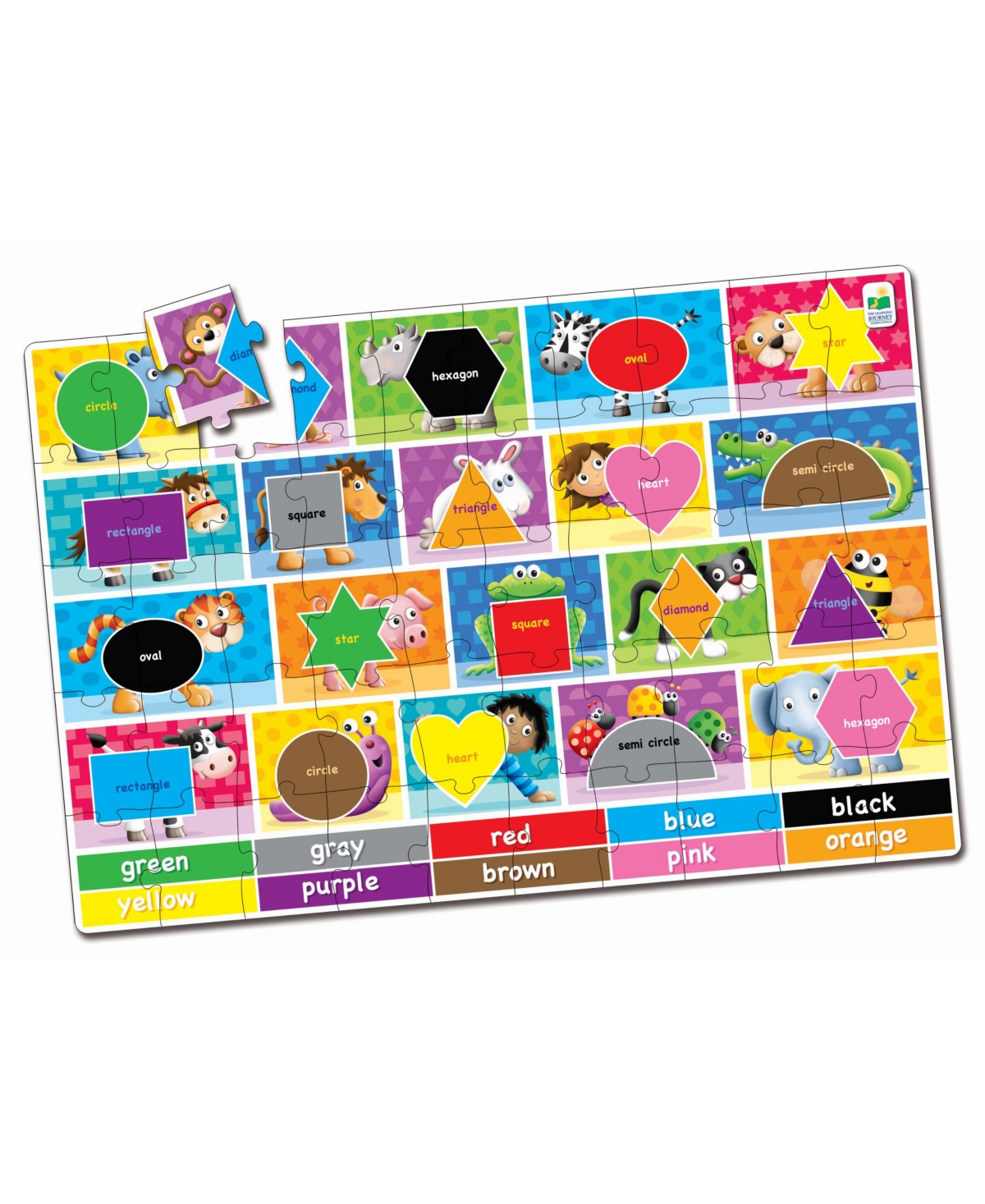 UPC 657092438152 product image for The Learning Journey Jumbo Floor Puzzles- Colors and Shapes | upcitemdb.com