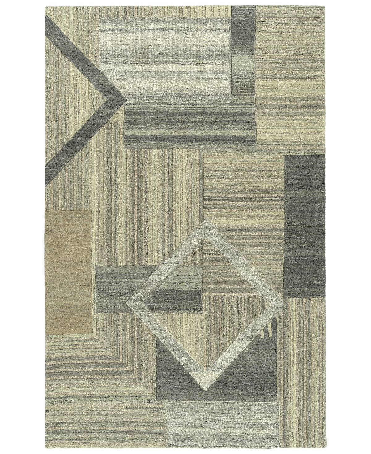 Kaleen Alzada ALZ04-49 Brown 8' x 10' Area Rug - Brown