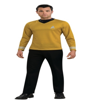 BuySeasons Men's Star Trek Movie Gold Tone Shirt Costume