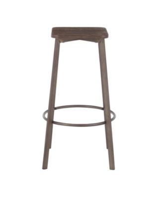 Clara Square Bar Stool, Set of 2