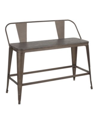 Lumisource - Oregon Counter Bench, Quick Ship