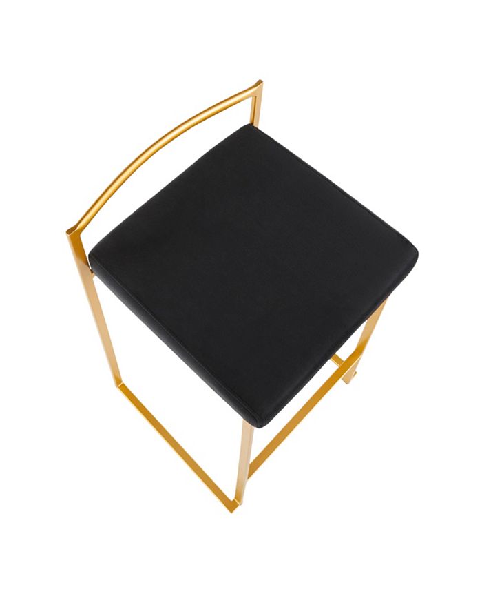 Lumisource Fuji Gold Counter Stool, Set of 2 Macy's