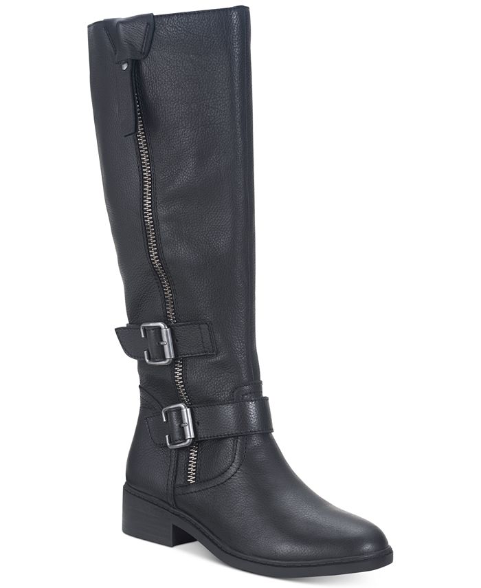 American Rag Collins Leather Buckled Boots, Created for Macy's ...