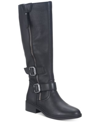American Rag Collins Leather Buckled Boots, Created for Macy's - Macy's