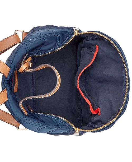 Tommy Hilfiger Julia Quilted Nylon Dome Backpack, Created for Macy's & Reviews Handbags