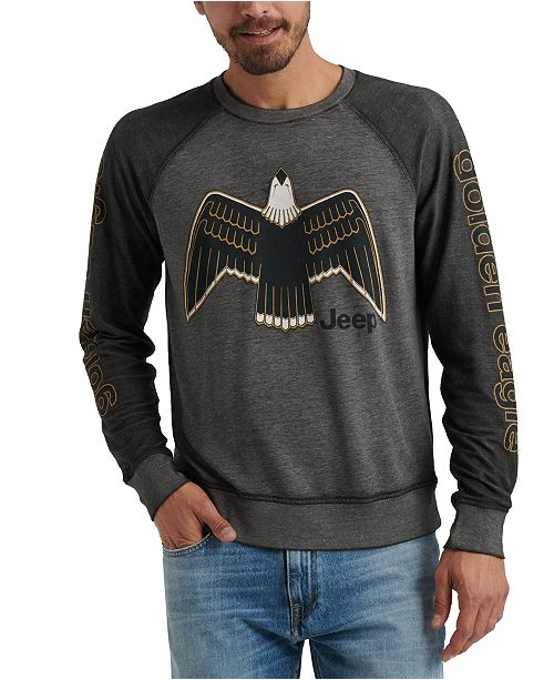 Mens Jeep Golden Eagle Graphic Sweatshirt