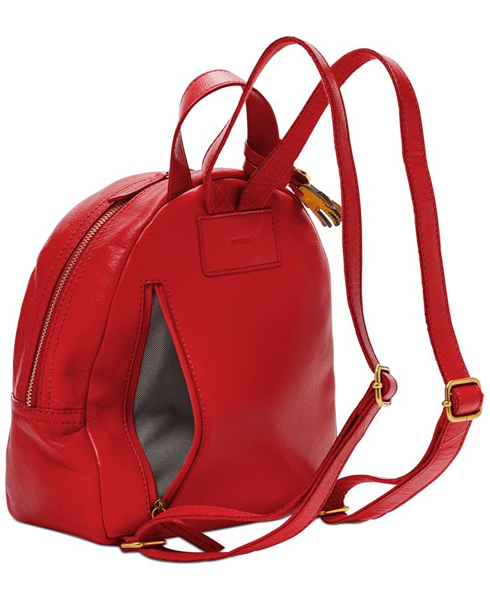 Fossil Megan Leather Backpack - Macy's