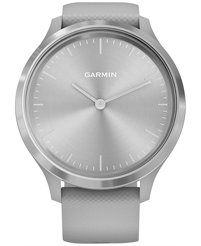 Garmin - Unisex Vívomove 3 Style Gray Silicone Strap Hybrid Touchscreen Smart Watch 44mm