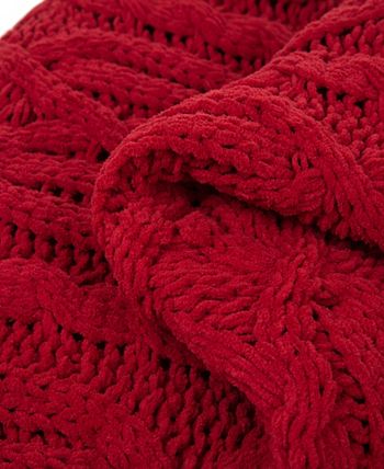 Glitzhome Knitted Throw Blanket - Macy's