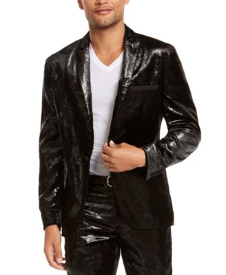 macy's inc mens sequin jacket