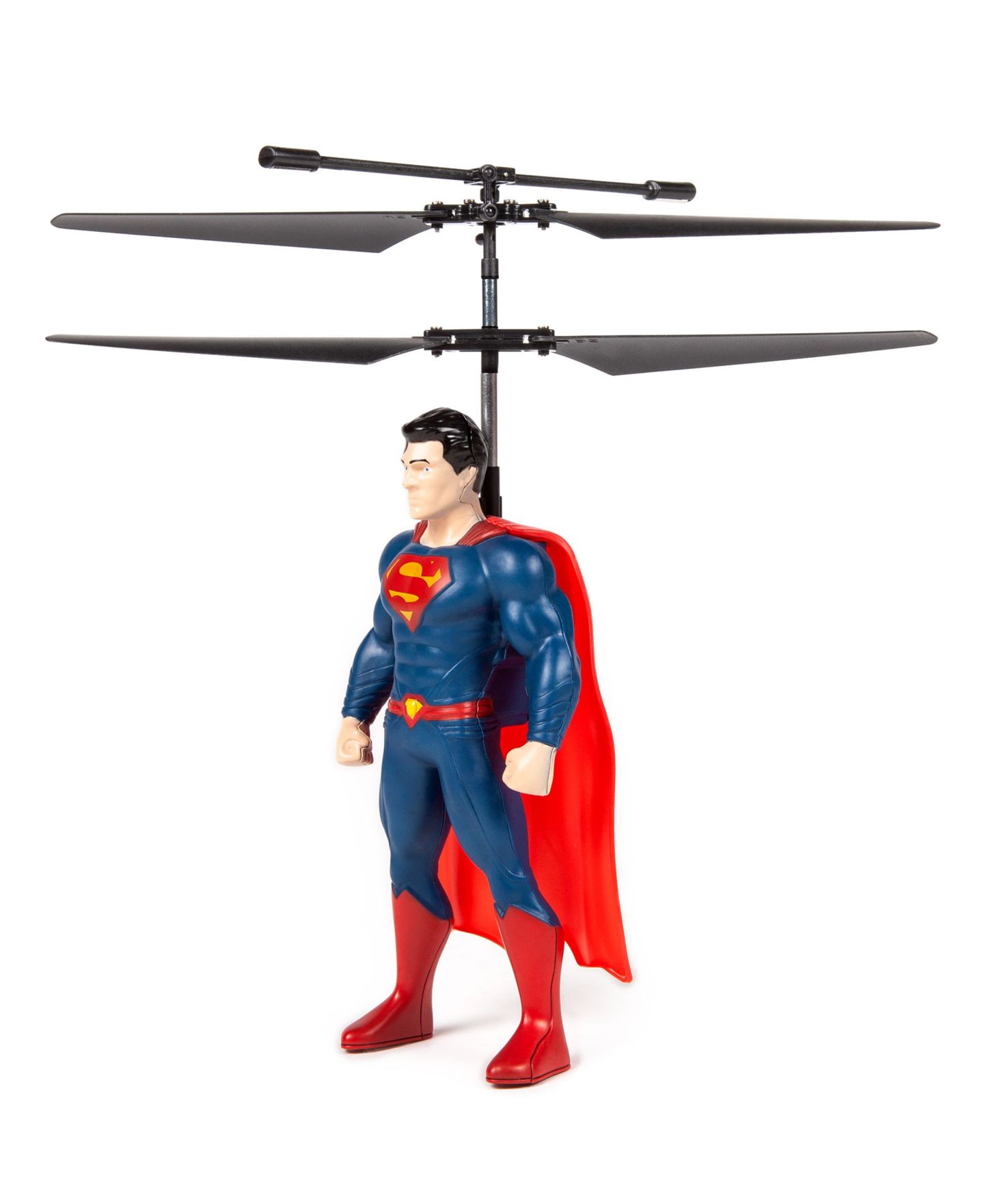 Детская игрушка DC Comics Superman 2-Channel Infrared Twin Rotor Flying RC Helicopter — фото 2