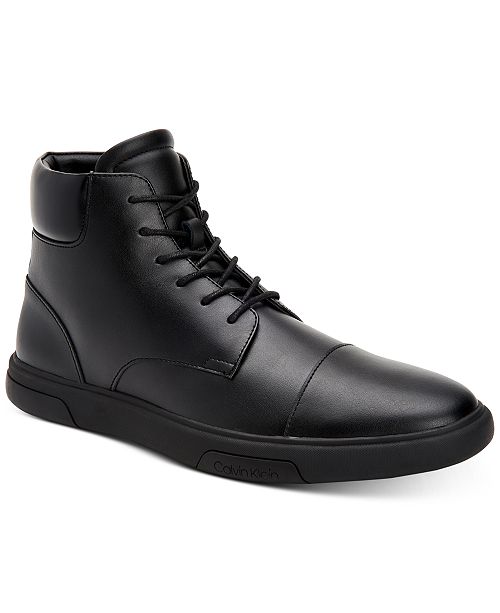 Calvin Klein Men S Glennon High Top Fashion Sneakers Reviews