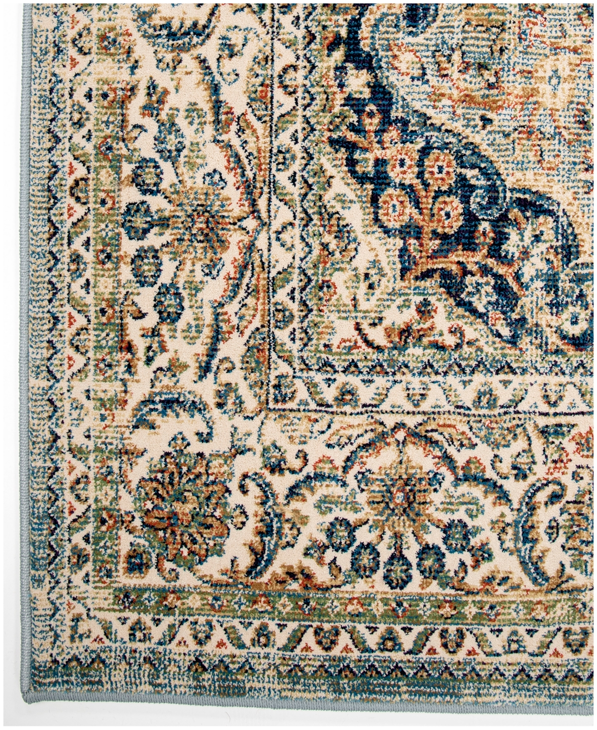 Orian Alexandria Kerman Estate Blue Thatch Area Rug