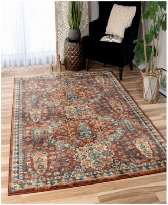 CLOSEOUT! Orian Alexandria Bombay Red 5'1" x 7'6" Area Rug