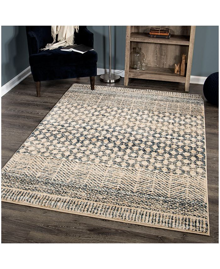 Orian Rugs Orian Adagio Arrowhead Light Blue 7'8