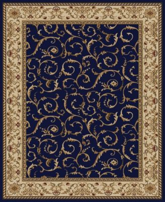 Km Home Closeout  1599 Pesaro Area Rug In Blue