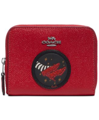 coach mini zip wallet