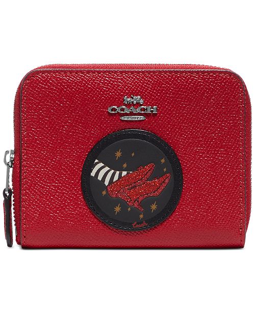 COACH Wizard of the Oz Small Zip-Around Leather Wallet & Reviews - Handbags & Accessories - Macy&#39;s