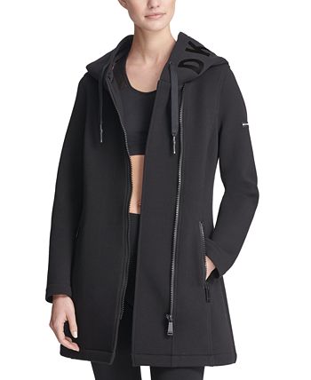 Dkny sport asymmetrical hooded scuba jacket online