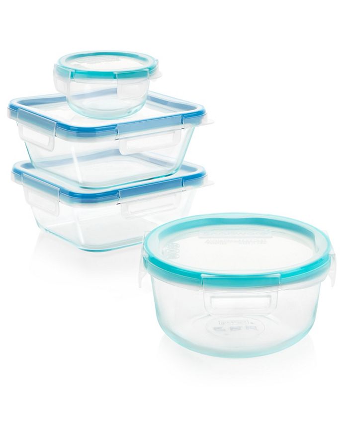 Snapware Total Solution 8-Pc. Glass Storage Container Set - Macy's