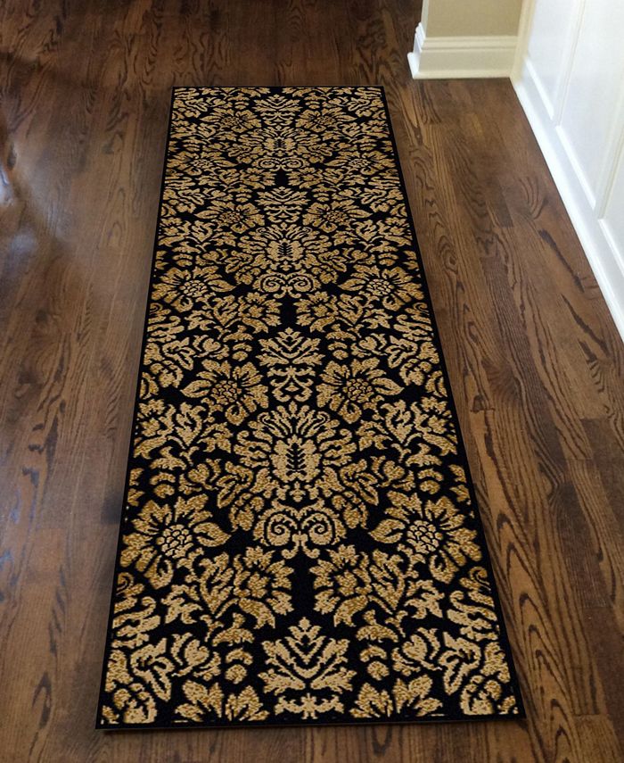 KM Home CLOSEOUT! Pesaro Black Area Rug Collection Macy's