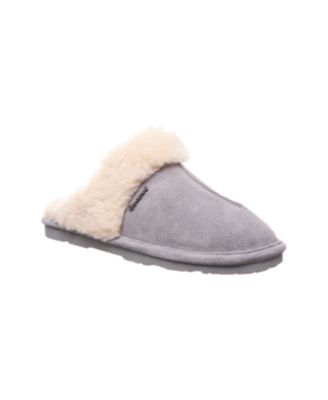 bearpaw shearling slippers womens