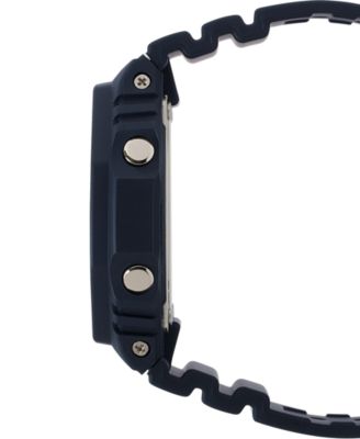 Men's Analog-Digital Black Resin Strap Watch 45.4mm