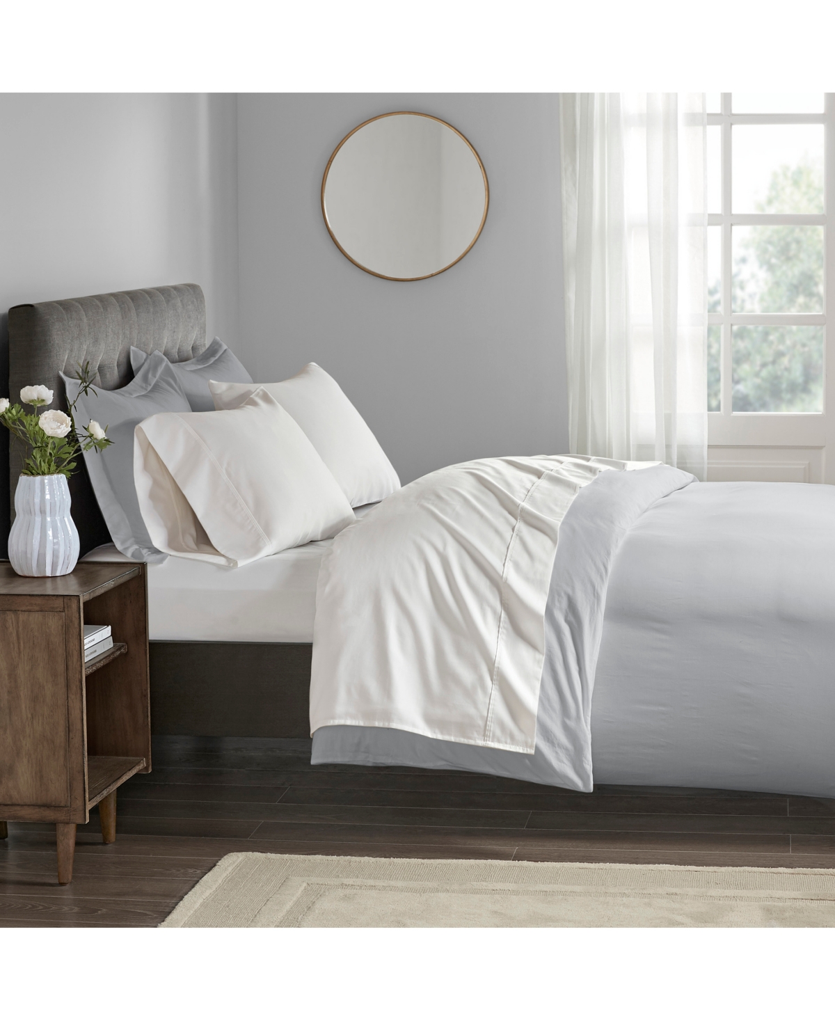 Beautyrest Wrinkle-Resistant 400 Thread Count Cotton Sateen 4-Pc. Sheet Set,