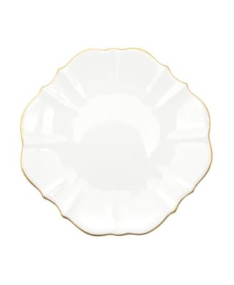Twig New York - Amelie Brushed Gold Rim 10.5" Dinner Plate